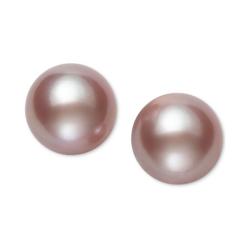 14k Gold Cultured Freshwater Pearl Stud Earrings (...