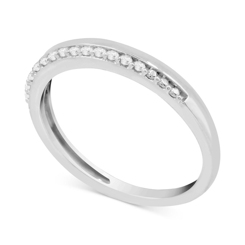 Diamond Stacking Band (1/10 ct. t.w.) in Sterling ...