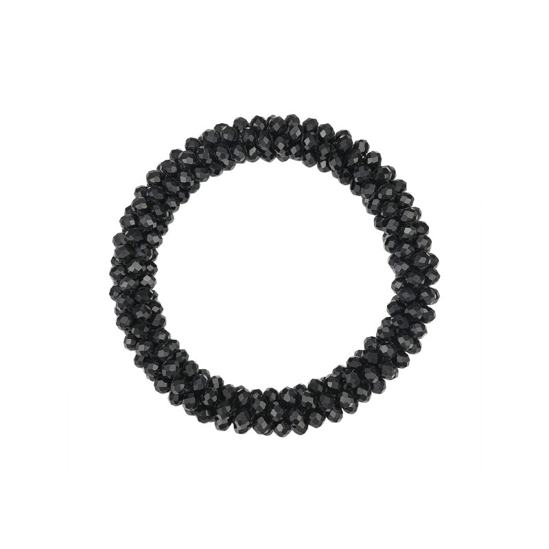 Black Crystal Stretch Bracelet