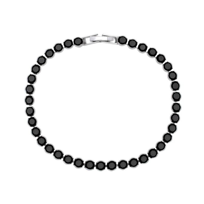 Black Cubic Zirconia Tennis Bracelet